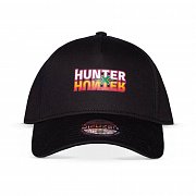 Logo Hunter X Hunter se zakřivenou čepicí